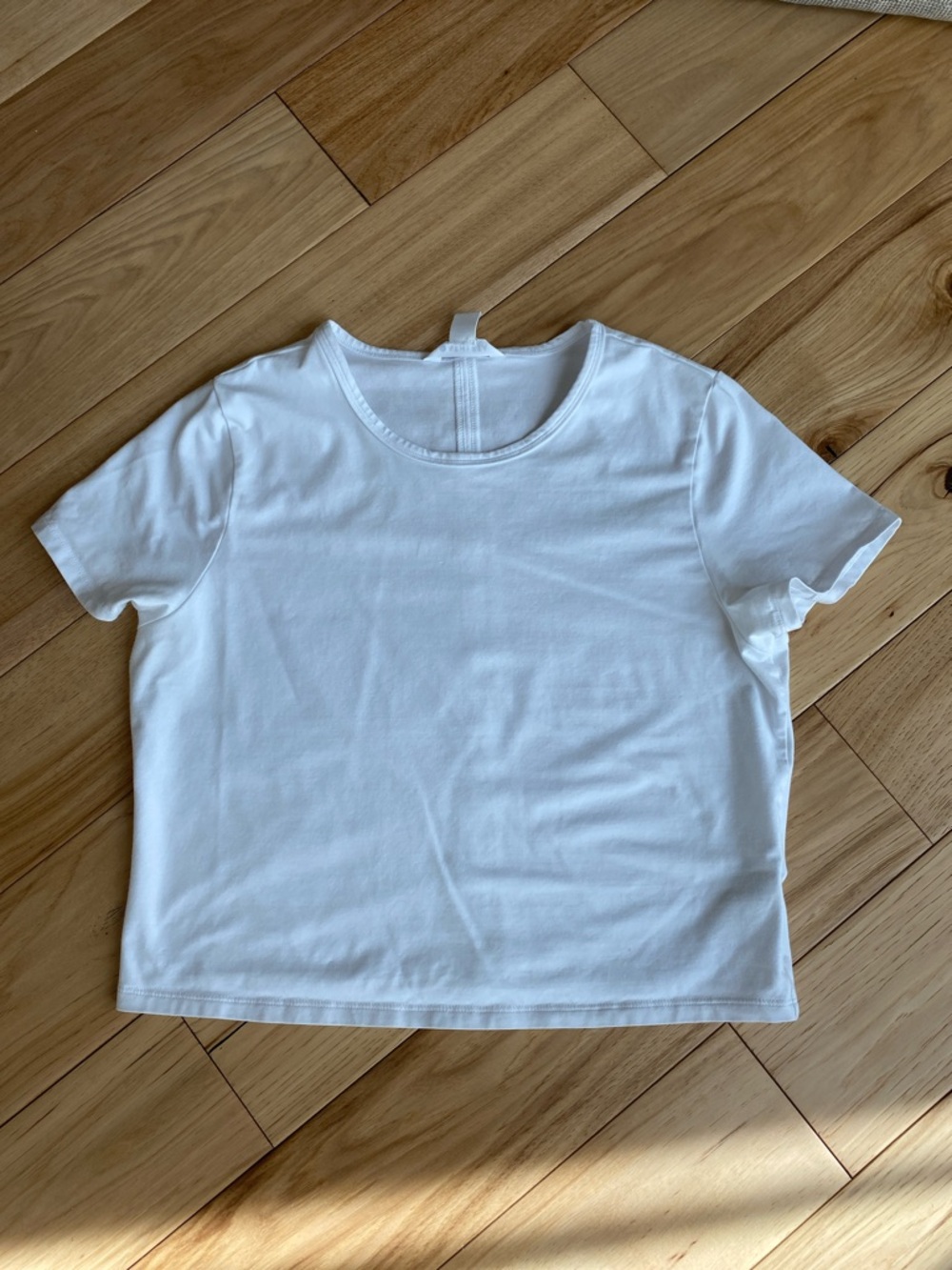 Athleta White Short Sleeve Kids Tee